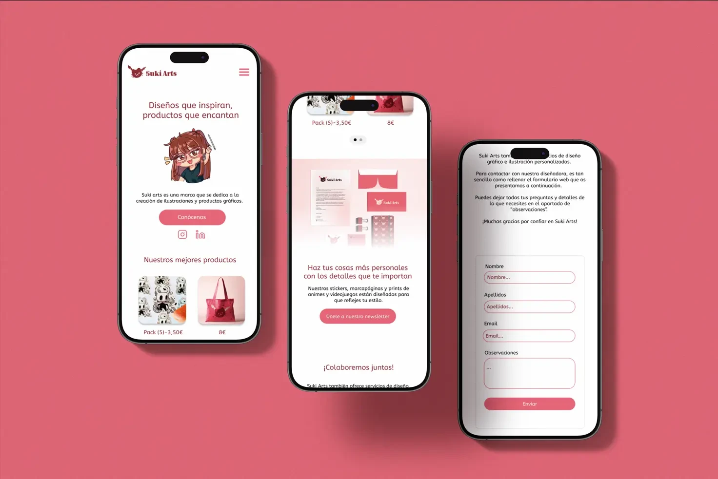 Mockup de pegatinas (stickers) en un portátil