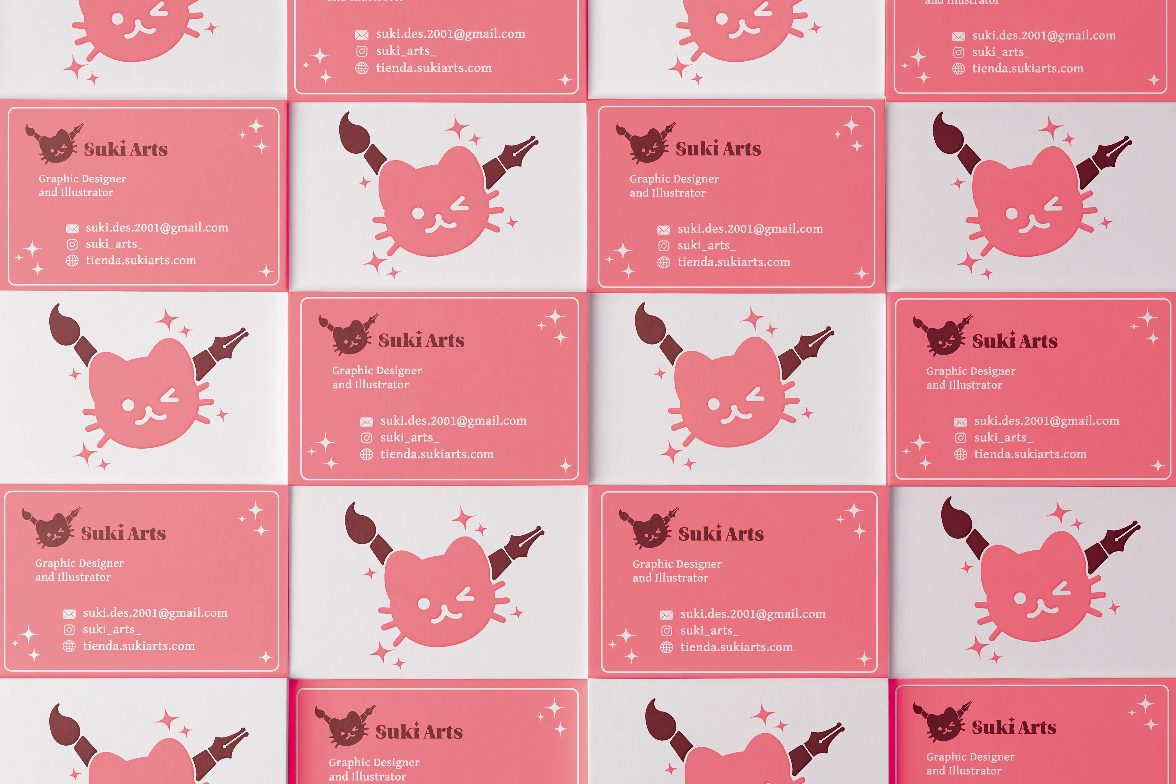 Tipografías utilizadas en la identidad de Suki Arts